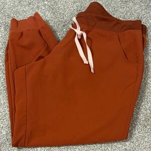 Figs Burnt Orange Joggers